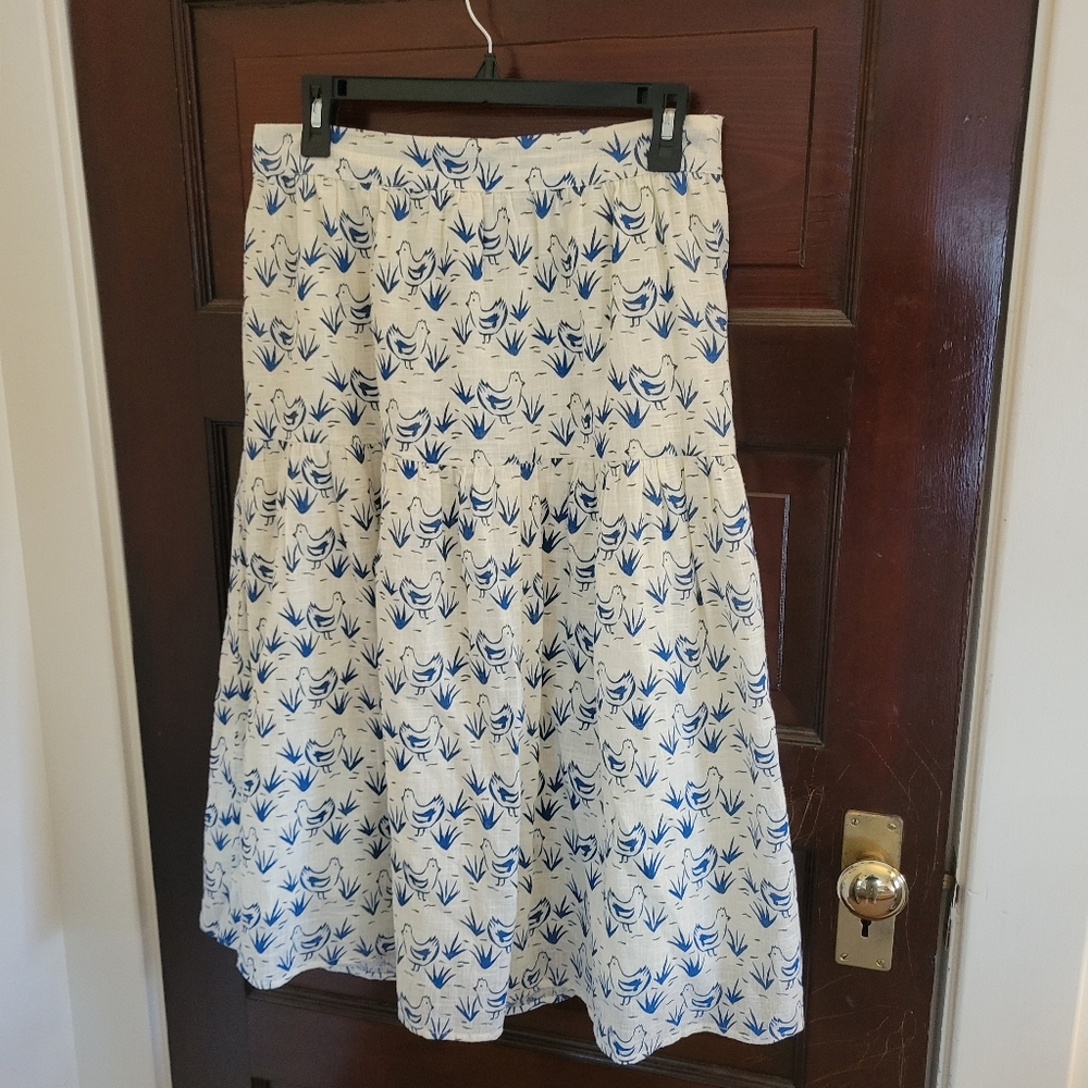 Cotton Chicken Skirt Size M
